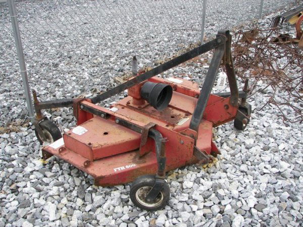 12: Bush Hog Fth 600 3pt Finish Mower For Tractors : Lot 12