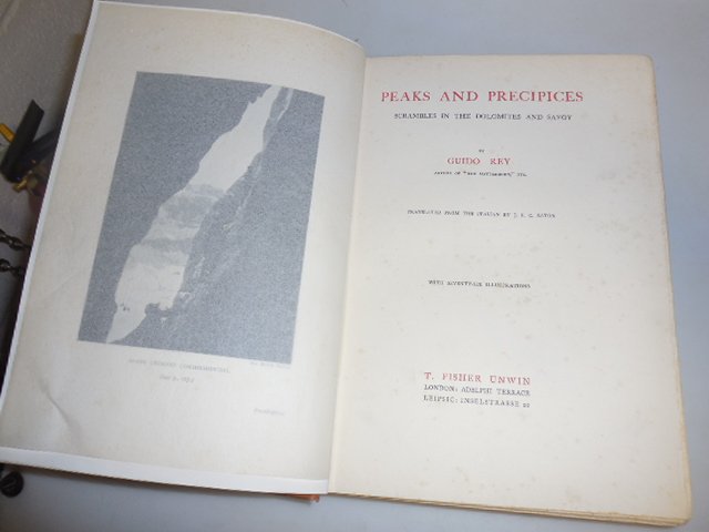 1914 PEAKS and PRECIPICES DOLOMITES and SAVOY GUIDO REY 76 photos MOUNTAINEERING 1914 PEAKS and PRECIPICES DOLOMITES and SAVOY GUIDO REY 76 photos MOUNTAINEERING