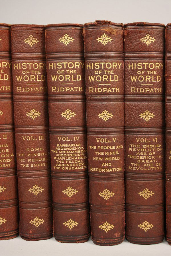 570: Ridpath's History Of The World, 9 Volume Set : Lot 570