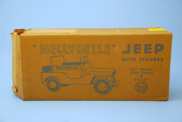 625: Roy Rogers Nelly Belle Toy Jeep Mint In Box Marx : Lot 625