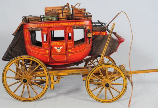 Wells Fargo Miniature Stagecoach : Lot 140A