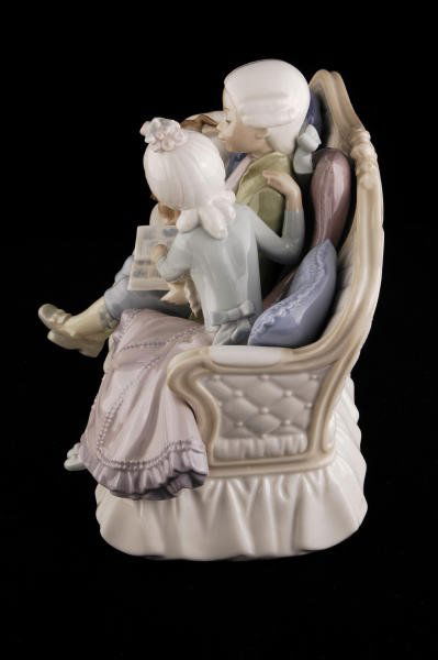 lladro man with dog