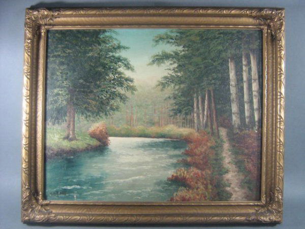 36: V.A. Booth Canadian Art Painting Landscape : Lot 36