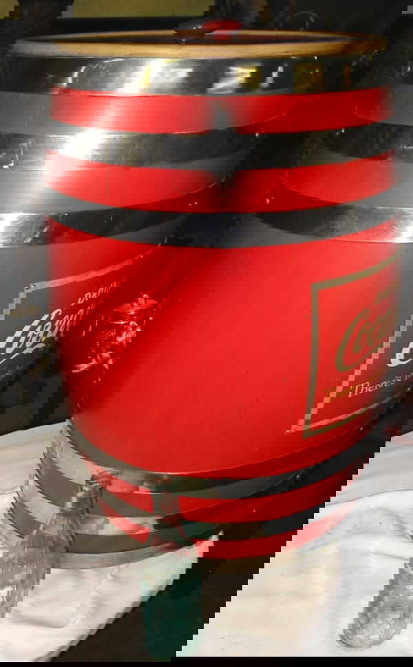 69 Coke barrel Cooler Tap Coca Cola Lot 69