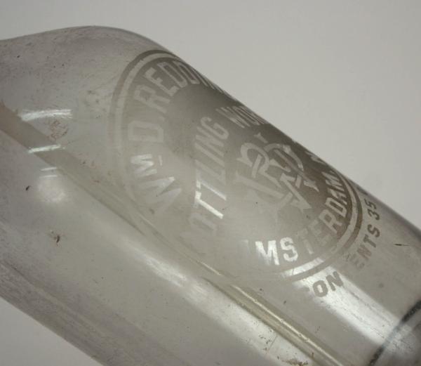 577 Early 20thC Etched Glass Seltzer Spray Bottle Lot 577
