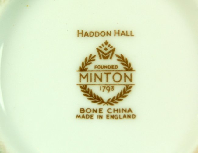 FINE BONE CHINA MINTON BOWL HADDON HALL DESIGN Lot 17663