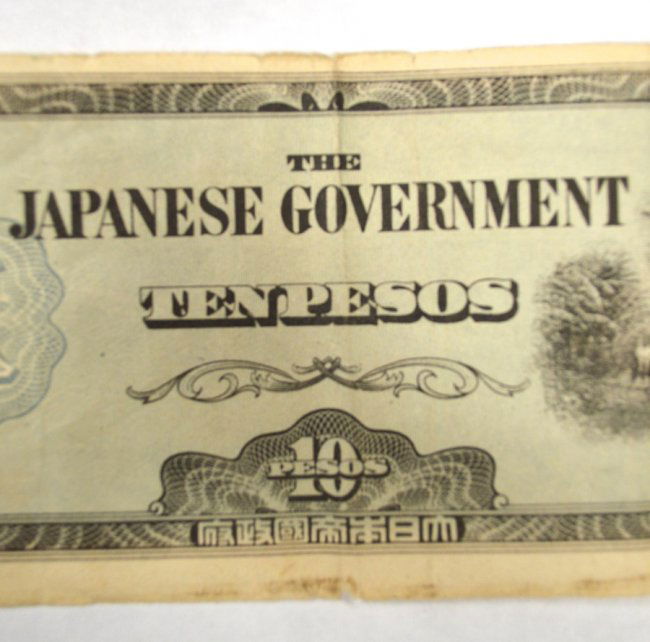 15 World War Ii Japanese Occupation Paper Money 10 Lot 122124h