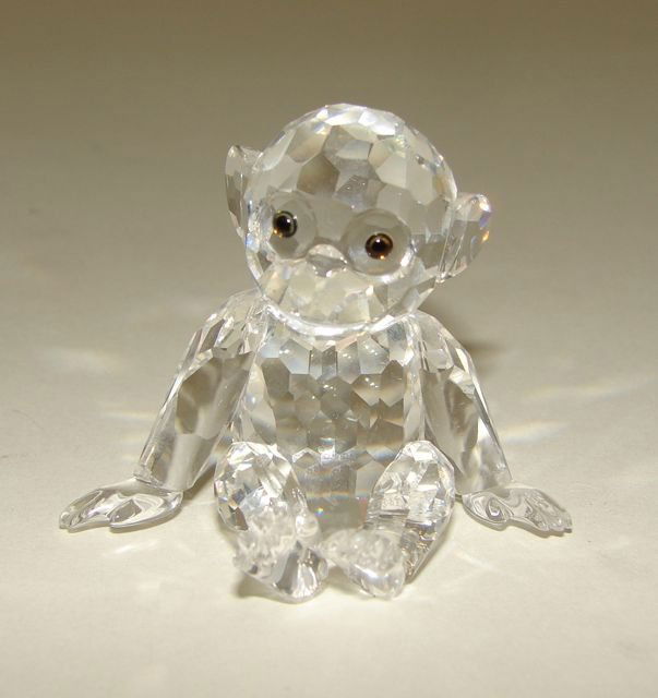 Swarovski Crystal Monkey Figurine. Lot 127