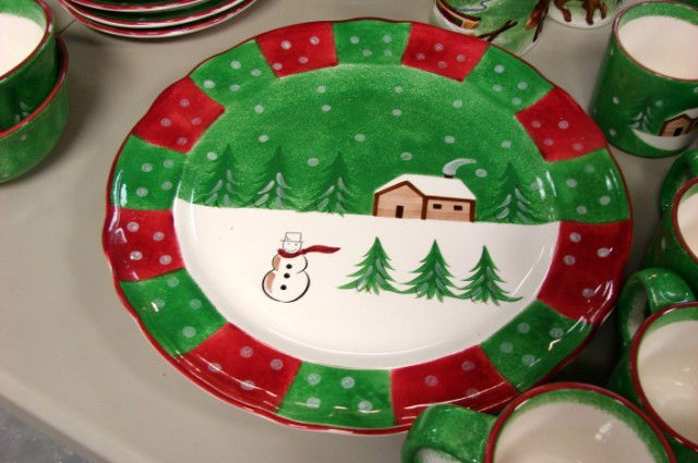 Macys The Cellar Log Cabin Christmas Dishes Aewbfq Newyear24 Site