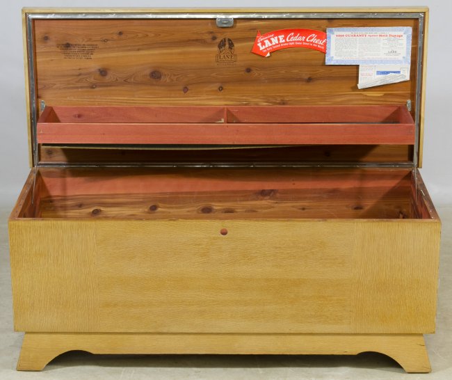 Limed Oak Cedar Chest by Lane Lot 476