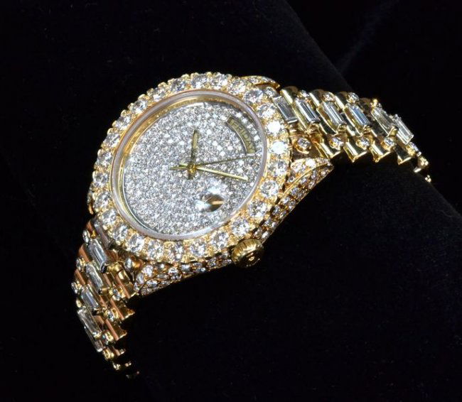  75k Appraisal Diamond Rolex BLING Lot 10E