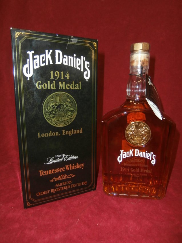 Jack Daniels Gold Medal Collection 7 Bottle Set Lot 173